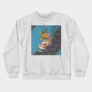 Natural Evolution - Surreal/Collage Art Crewneck Sweatshirt